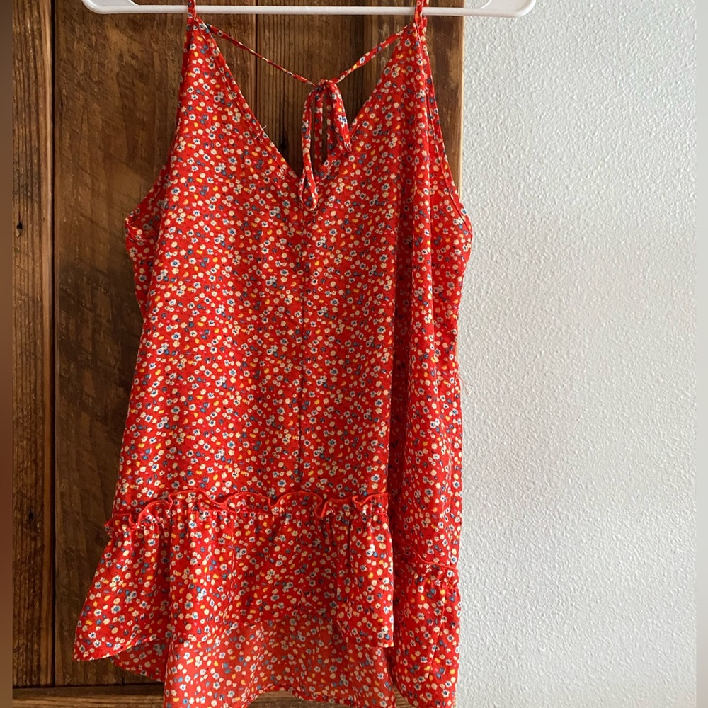 Cute red tank top